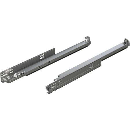 Blum 18in Full Extension Zinc Soft-close Short-series Tandem Drawer Slide, 100 Lbs Weight Rating, PR 563.4570B